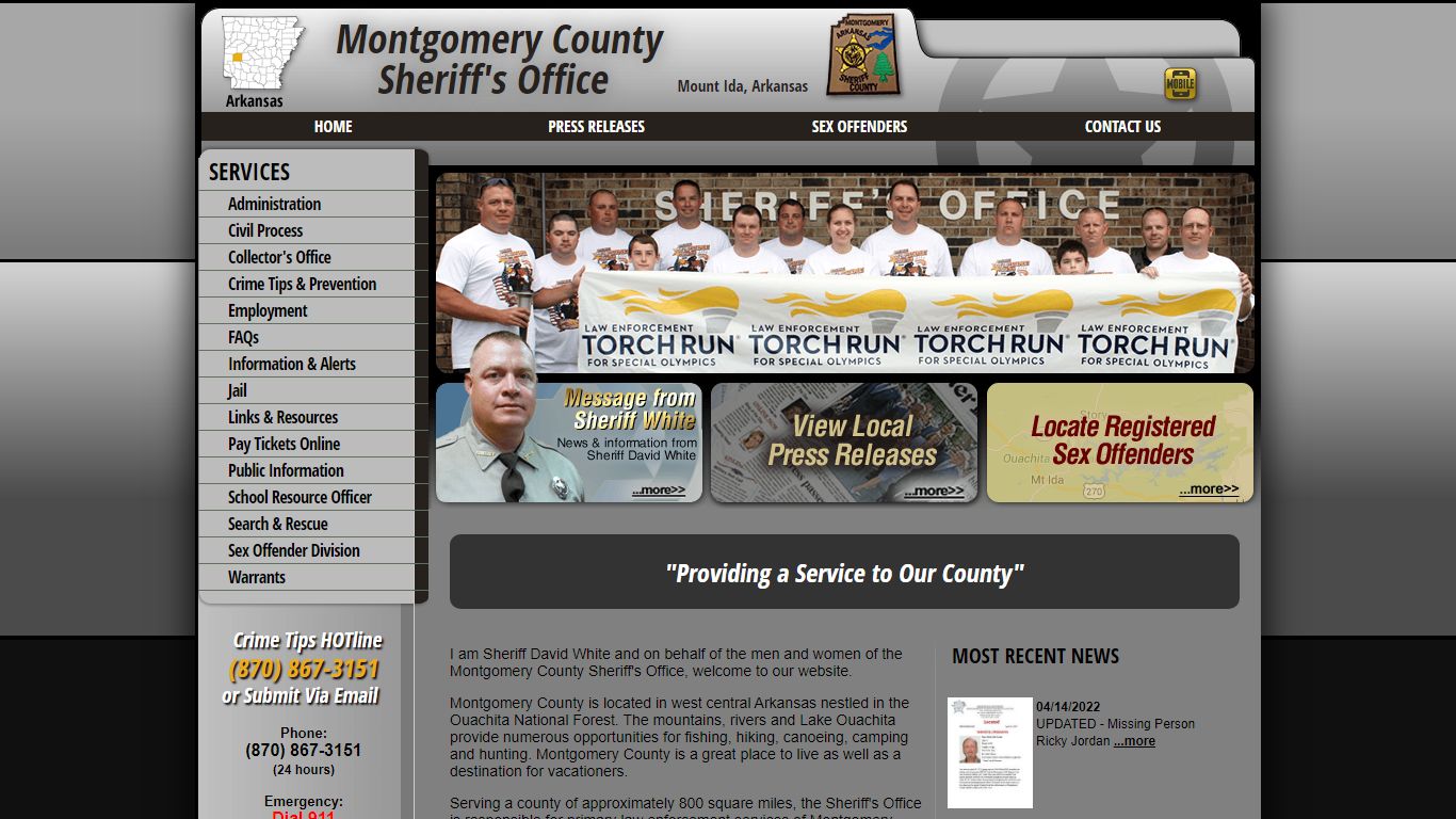 Montgomery County AR Sheriff's Office